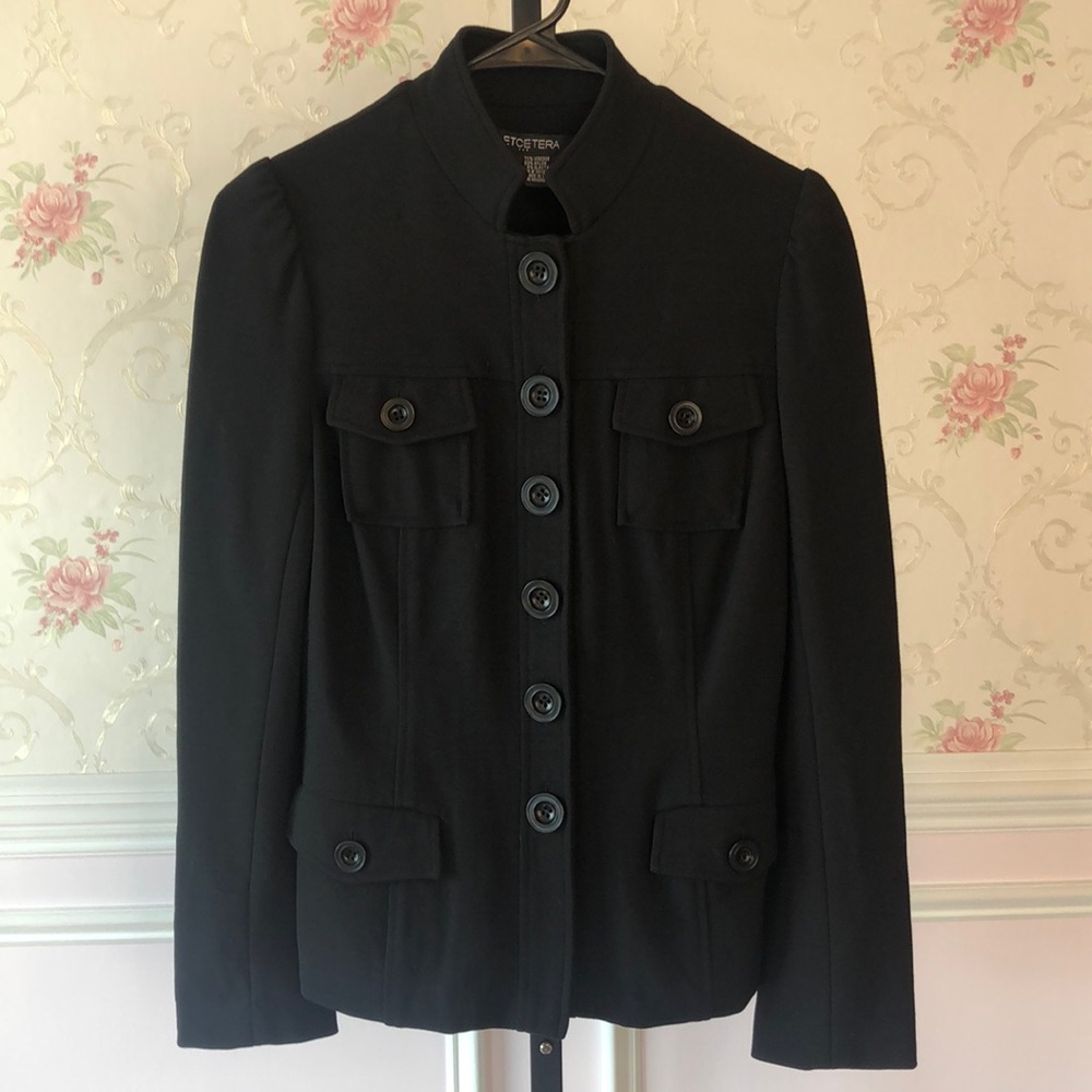 Etcetera Black Blazer Jacket - image 1